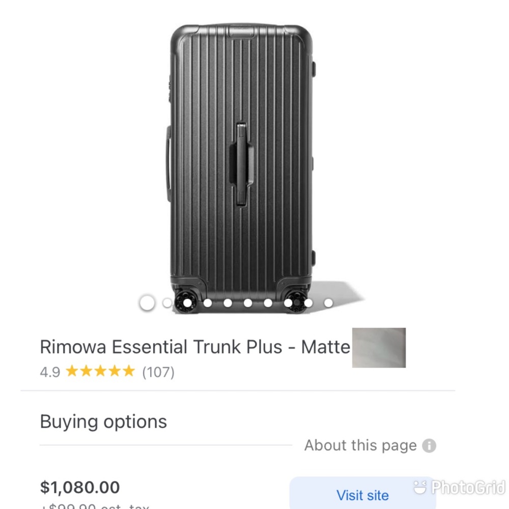 Rimowa essentials trunk bronze excellent like new